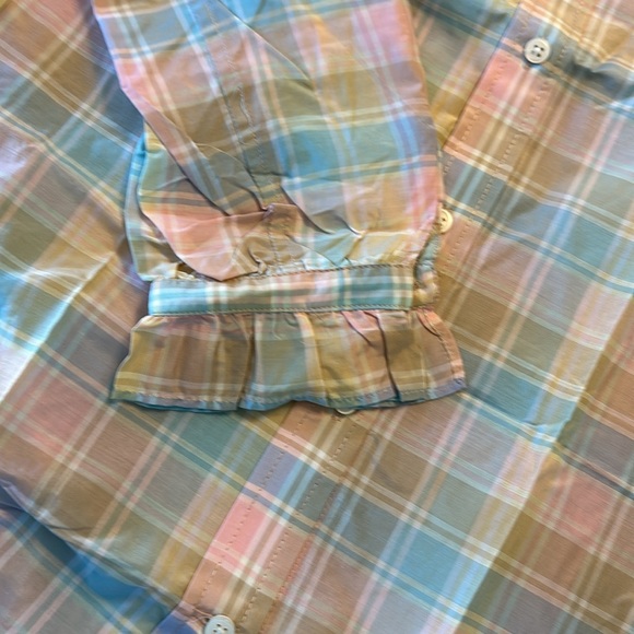NWT Jcrew Pastel Plaid Button Down Shirt - Picture 3 of 7